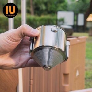 Filter Penyaring Kopi Portable Cone Coffee Dripper Stainless